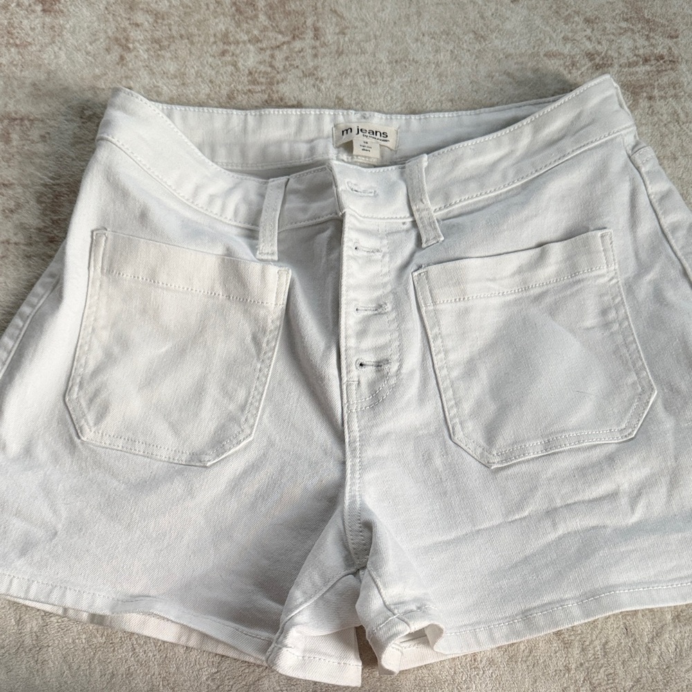 Maurices White Jean Shorts